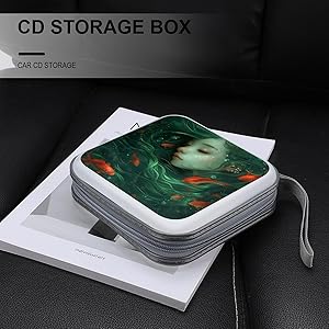 Amazon.com: Beautiful Girl Japanese Fish CD Case Portable